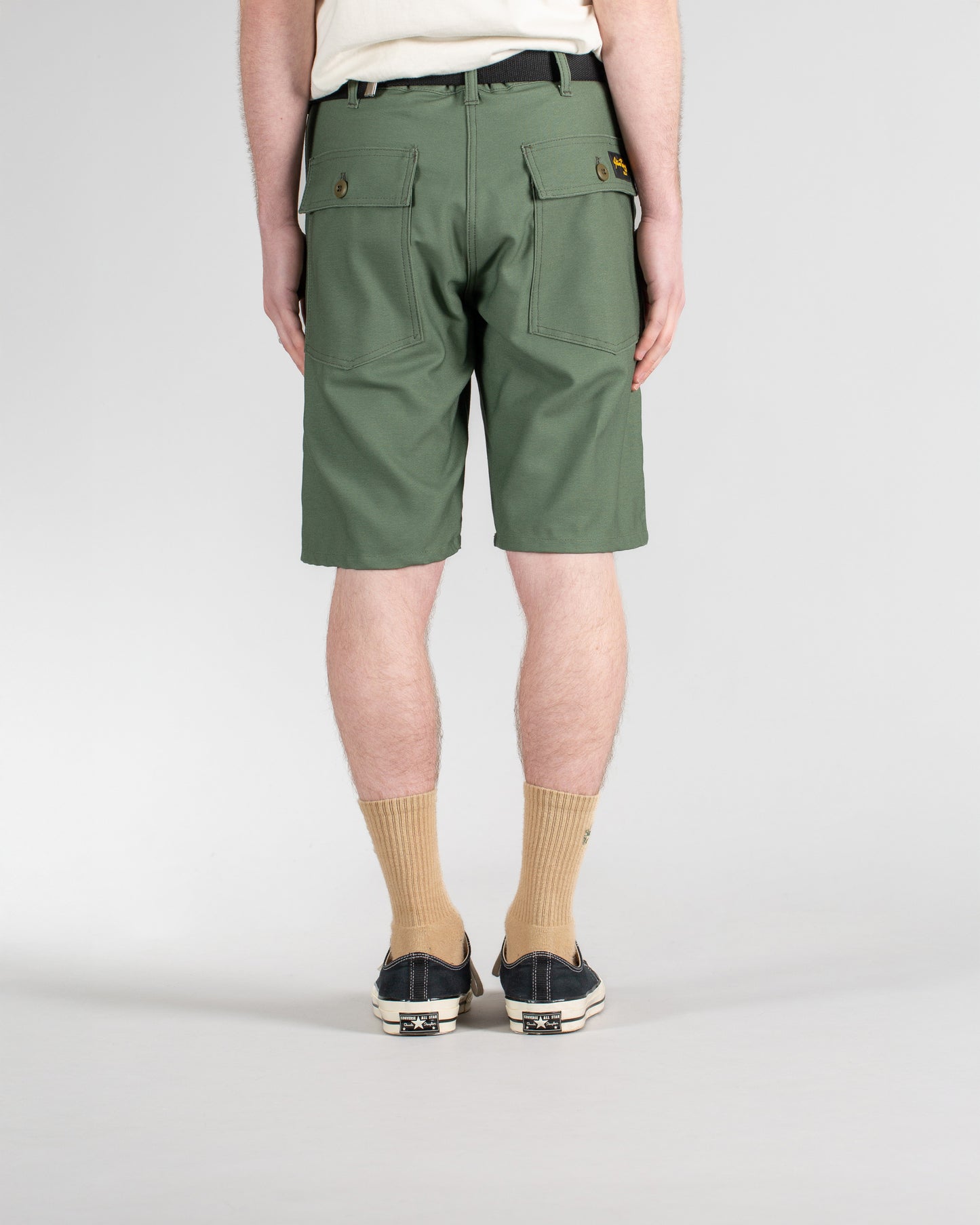 Fatigue Short (Olive Sateen 8.5oz)